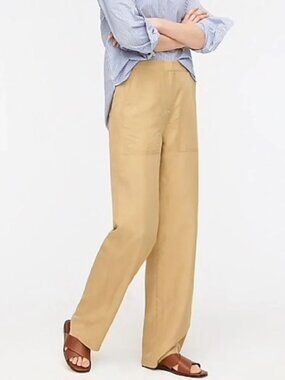 J. Crew Straight-leg Pant with Surplus Pockets High Rise Khaki Tan 2 #A2872